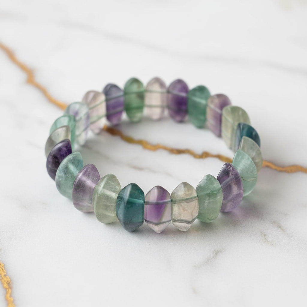 Fluorit Armband - Voller natürlicher Energie