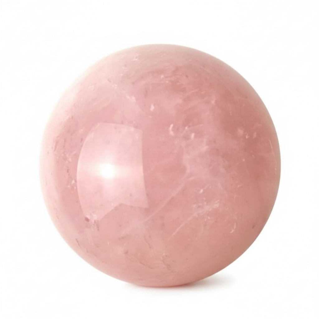 Rosenquarz Kugel – Friedvolle Energie CrystalScents