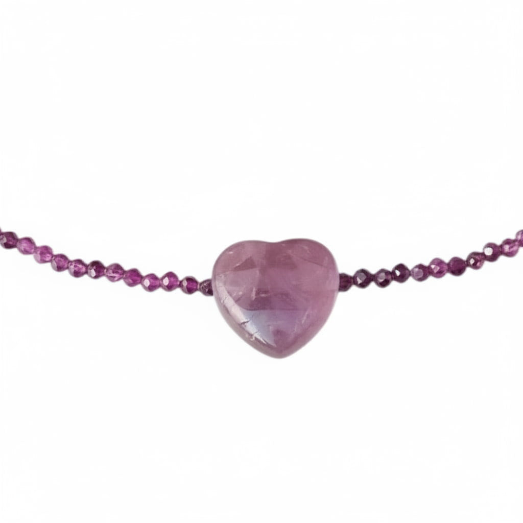Amethyst Herz Halskette – Inspiration, Liebe & Harmonie CrystalScents