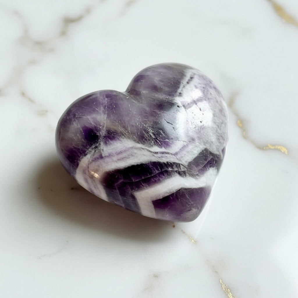 Amethyst Herz – für Ruhe, Balance & positive Energie CrystalScents