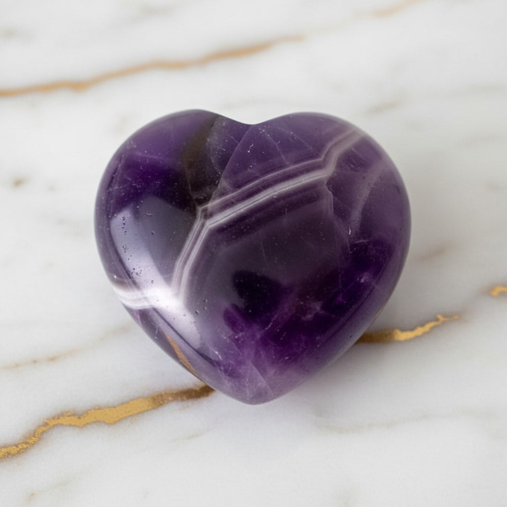 Amethyst Herz – Talisman für Liebe & Harmonie