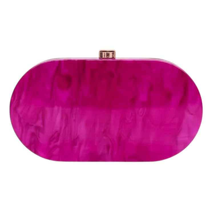 Clutch mit Perlmuttlook in Pink – strahlender Farbakzent CrystalScents