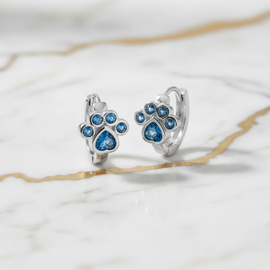 Kreolen Silber – Blaue Pfoten JETZT entdecken CrystalScents