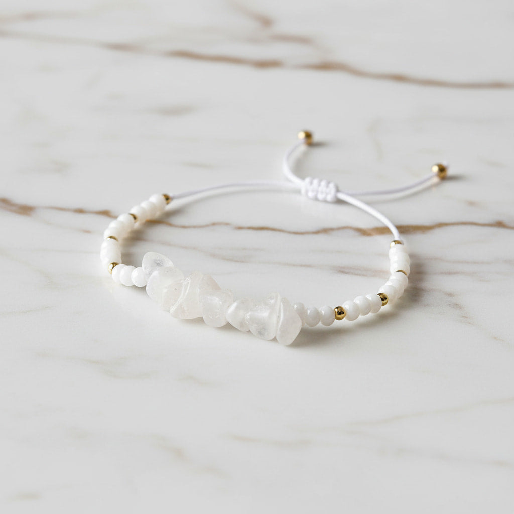 Bergkristall Schutzarmband - Klarheit & innere Stärke