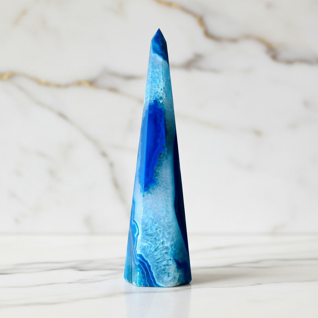 Achat Obelisk – für Meditation & Raumenergie