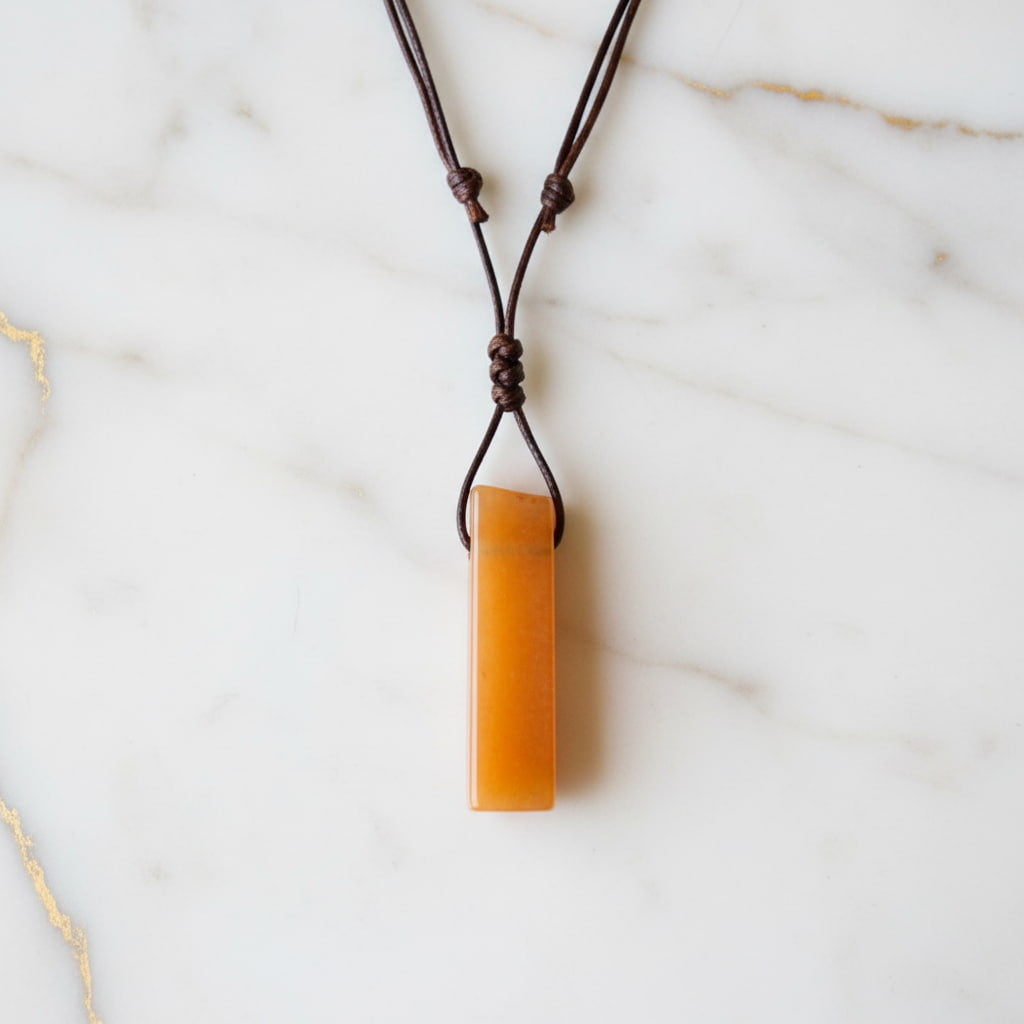 Jade Halskette - Sonnige Eleganz CrystalScents