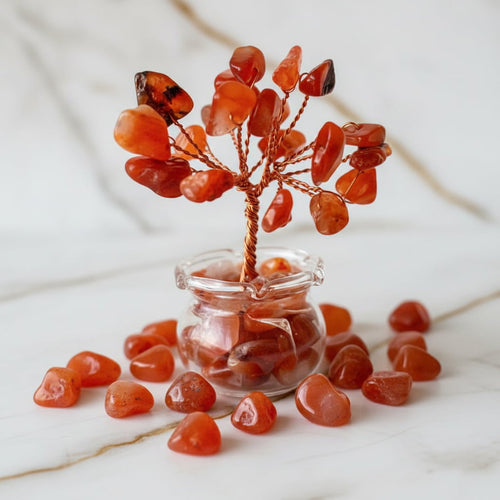 Mini Karneol Baum - Energie überall wo du willst CrystalScents