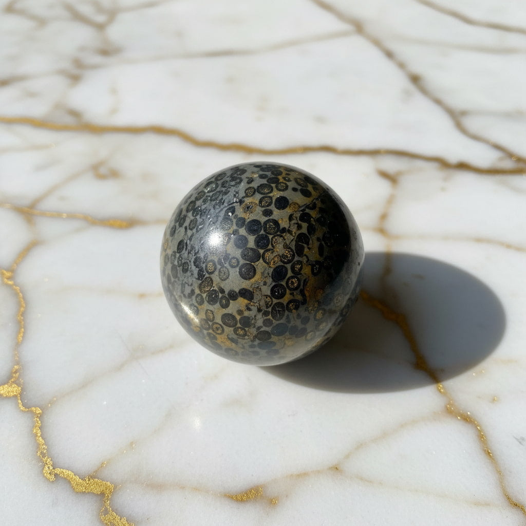 Leoparden Jaspis Kugel – Balance & Energie CrystalScents