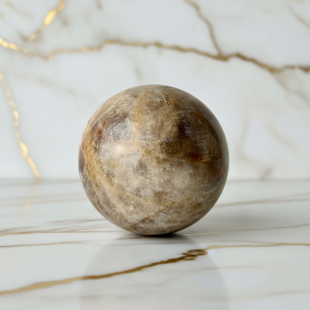 Mondstein Kugel – Intuition & emotionale Klarheit CrystalScents