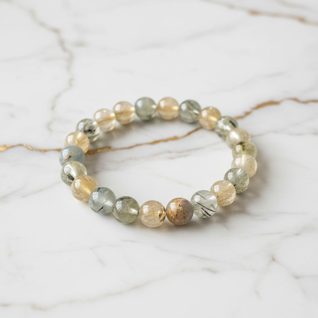 Quarz Kugelarmband – Balance & Wohlbefinden CrystalScents
