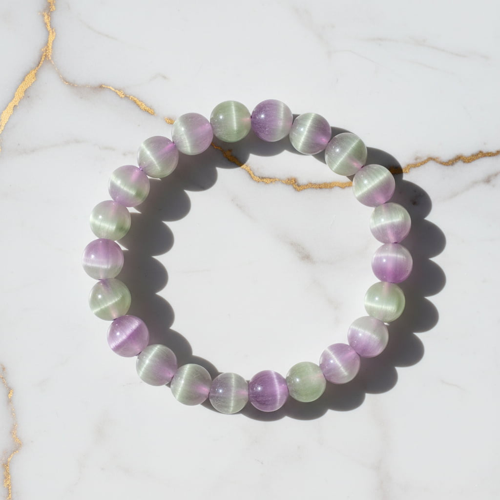 Katzenauge Kugelarmband – Schutz & innere Balance CrystalScents