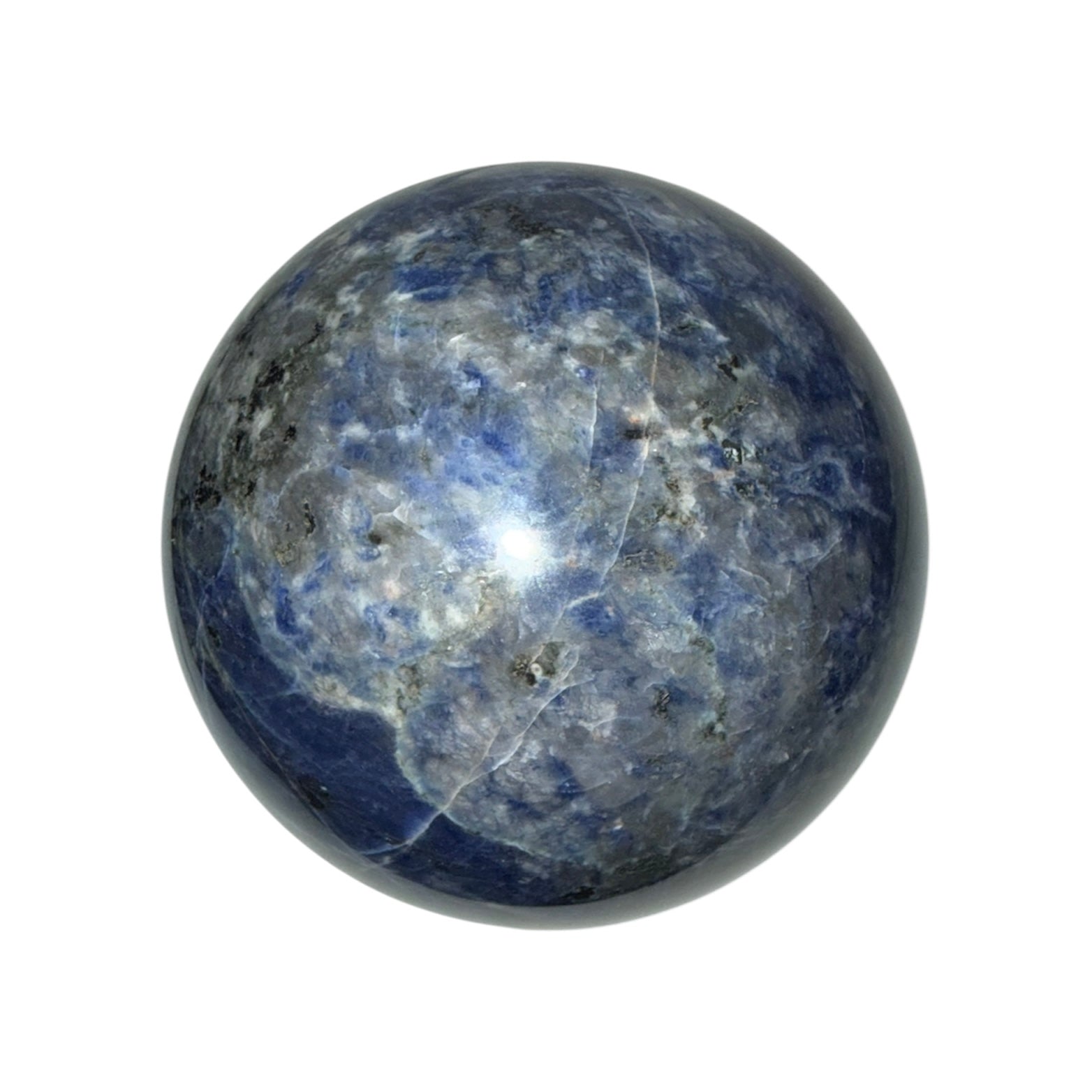 Sodalit Kugel – Tiefblaue Energie CrystalScents