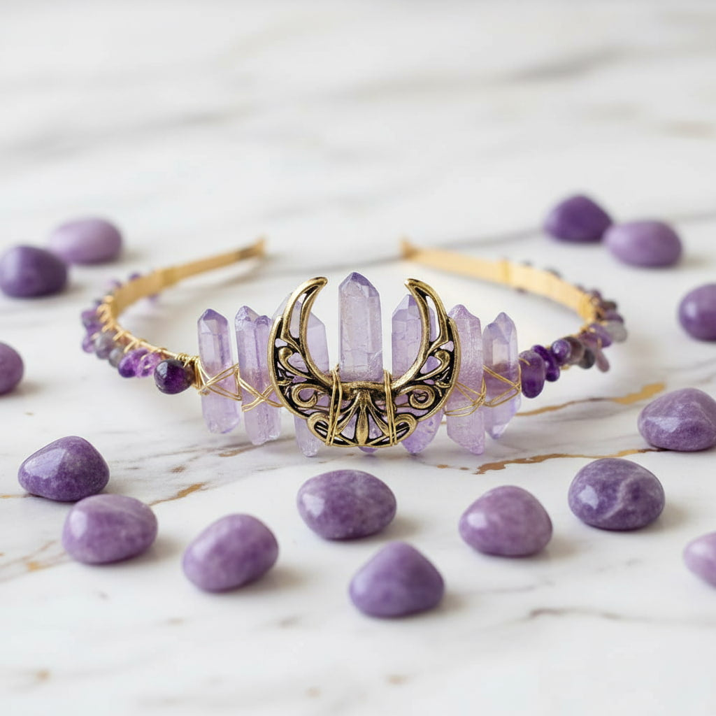 Amethyst Tiara – Eleganz & Stil für besondere Anlässe CrystalScents