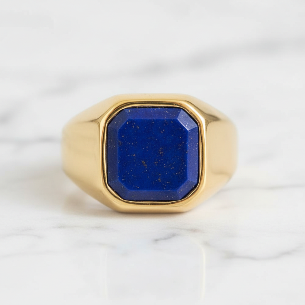 Lapislazuli Ring - Kraftvolle Akzente CrystalScents