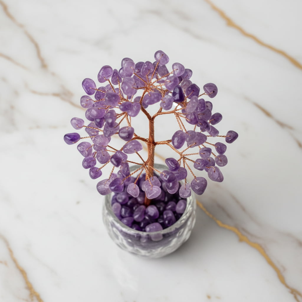 Amethyst Baum – Kristallkunst für Ruhe & Balance CrystalScents