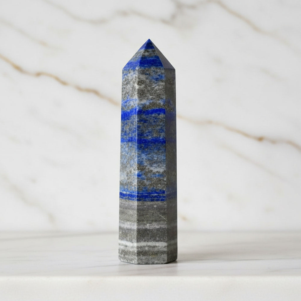Lapislazuli Obelisk – Klarheit & Fokus JETZT sichern CrystalScents