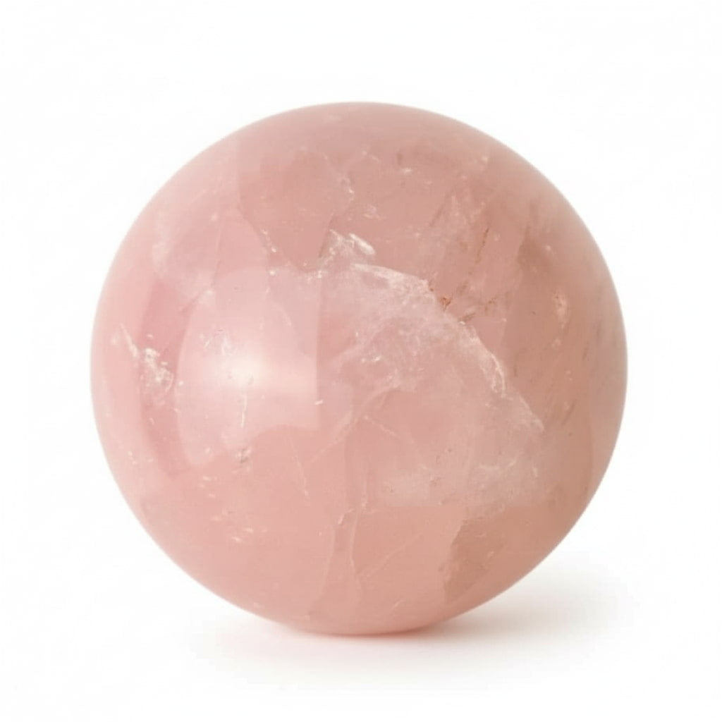 Rosenquarz Kugel – Zarte rosa Schwingungen CrystalScents