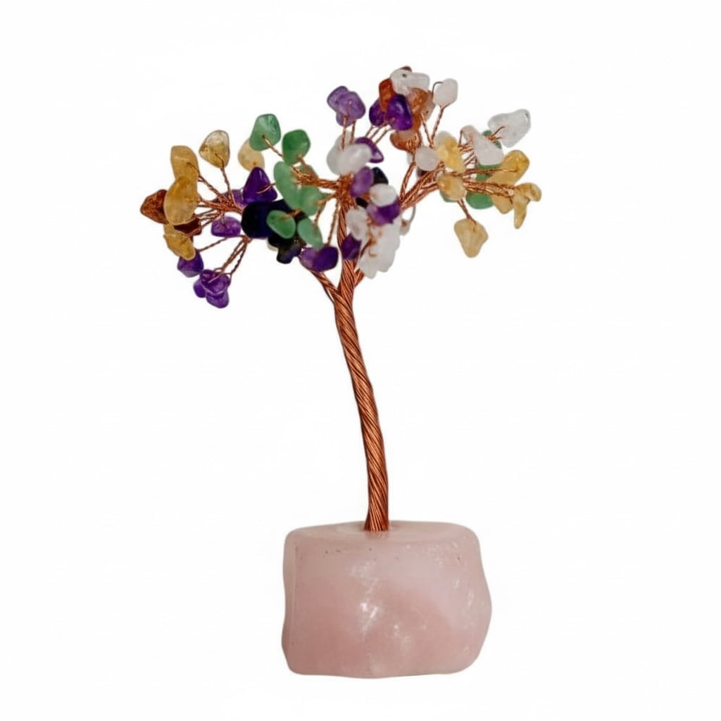 Rosenquarz Chakra Baum - Harmonie der Kristalle CrystalScents
