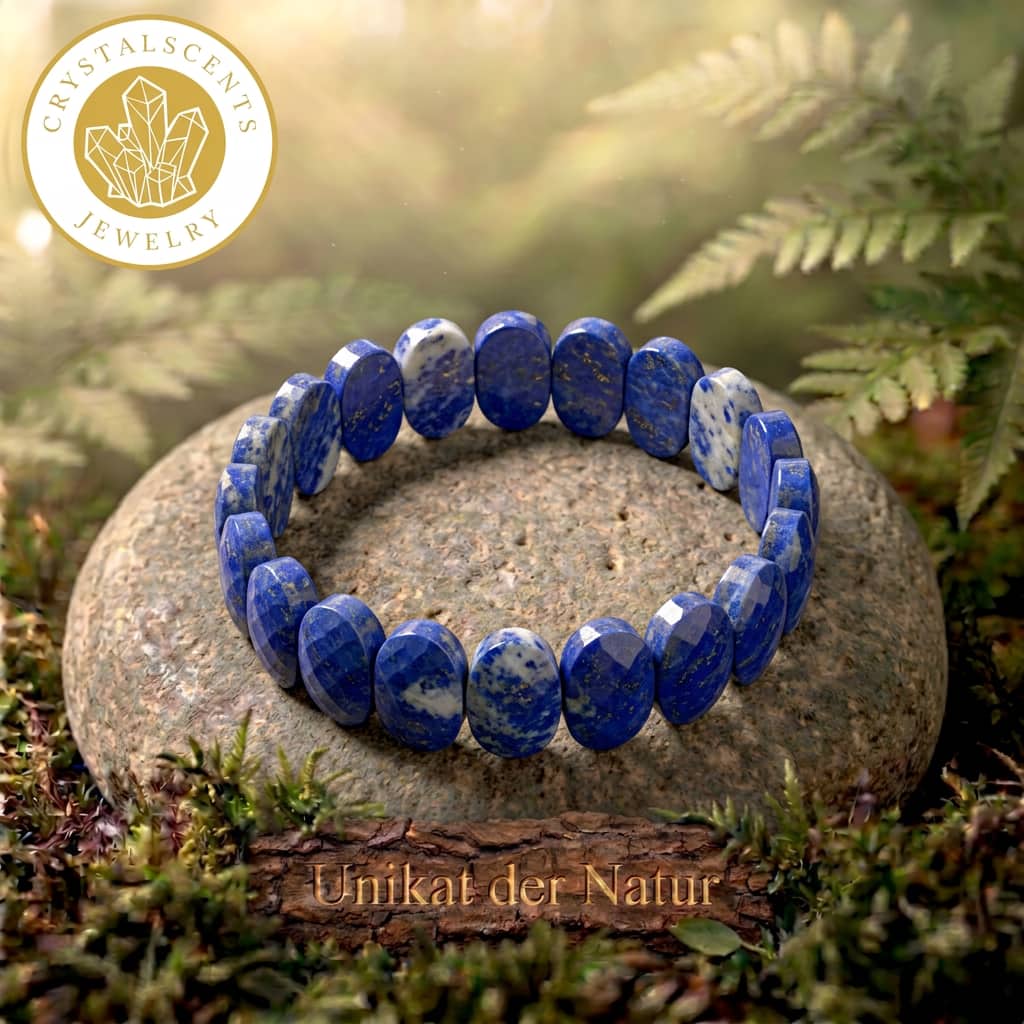 Lapislazuli Facettenarmband – Faszination & Eleganz