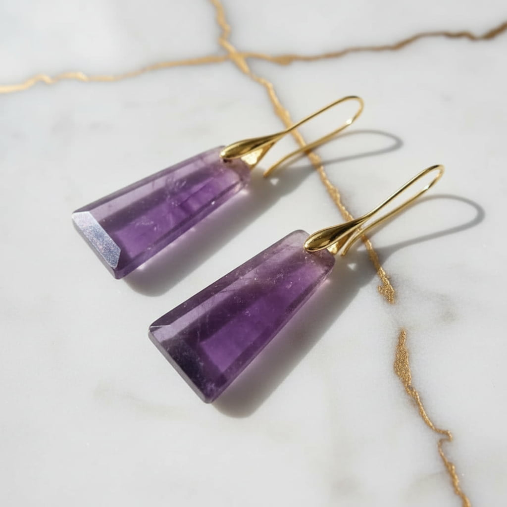 Amethyst Ohrringe – Klarheit & Verbindung CrystalScents
