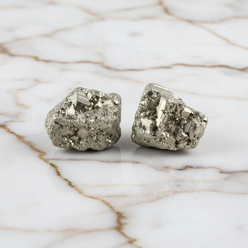 Pyrit Cluster – Glänzendes Naturstück CrystalScents