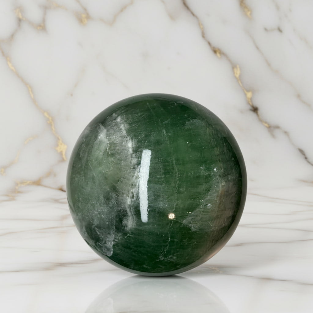 Fluorit Kugel – Balance & Erdung