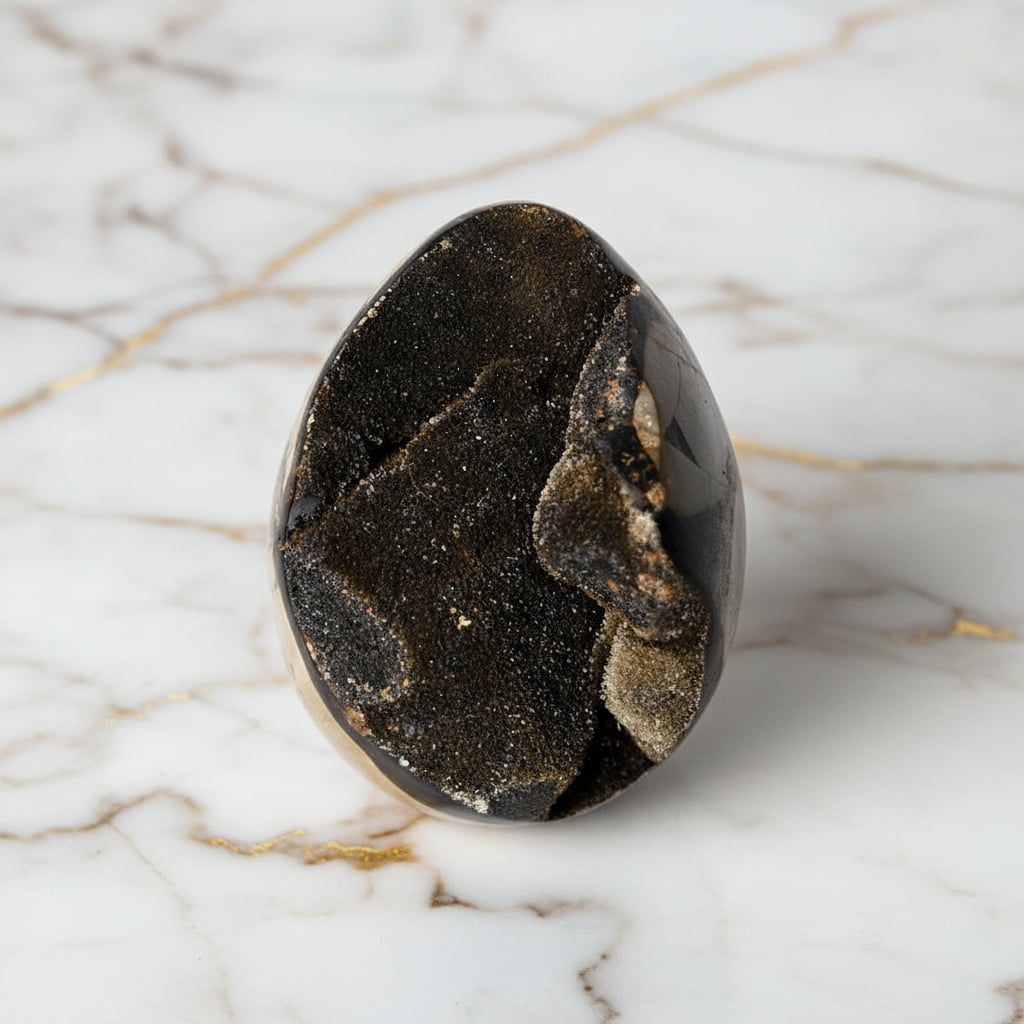 Großes Septarian Ei – Schwarze Schönheit CrystalScents