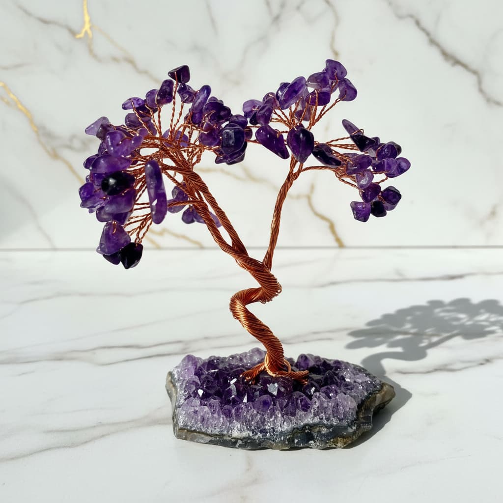 Amethyst Baum – Funkelnde Harmonie für dein Zuhause CrystalScents