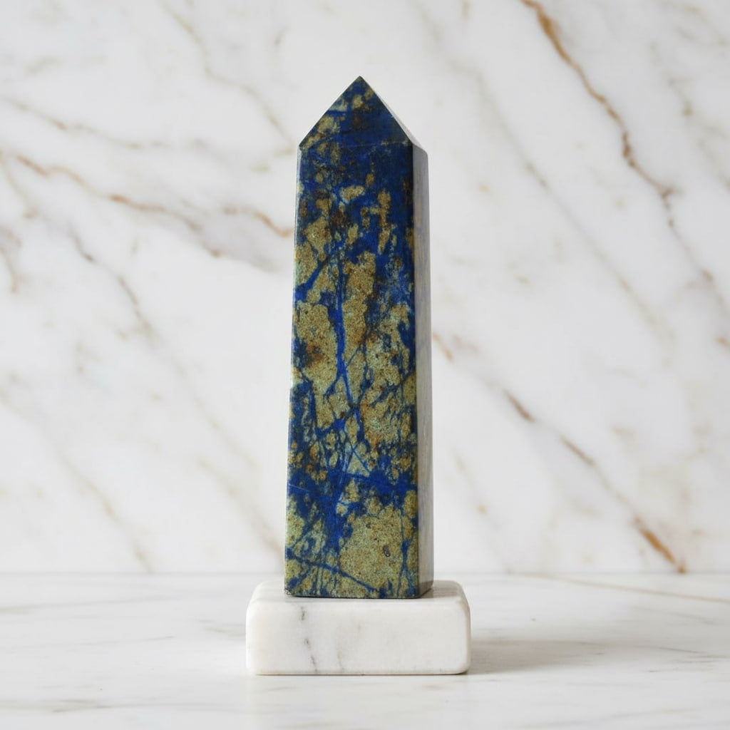 Lapislazuli Obelisk – Dekoratives Schmuckstück JETZT sichern CrystalScents