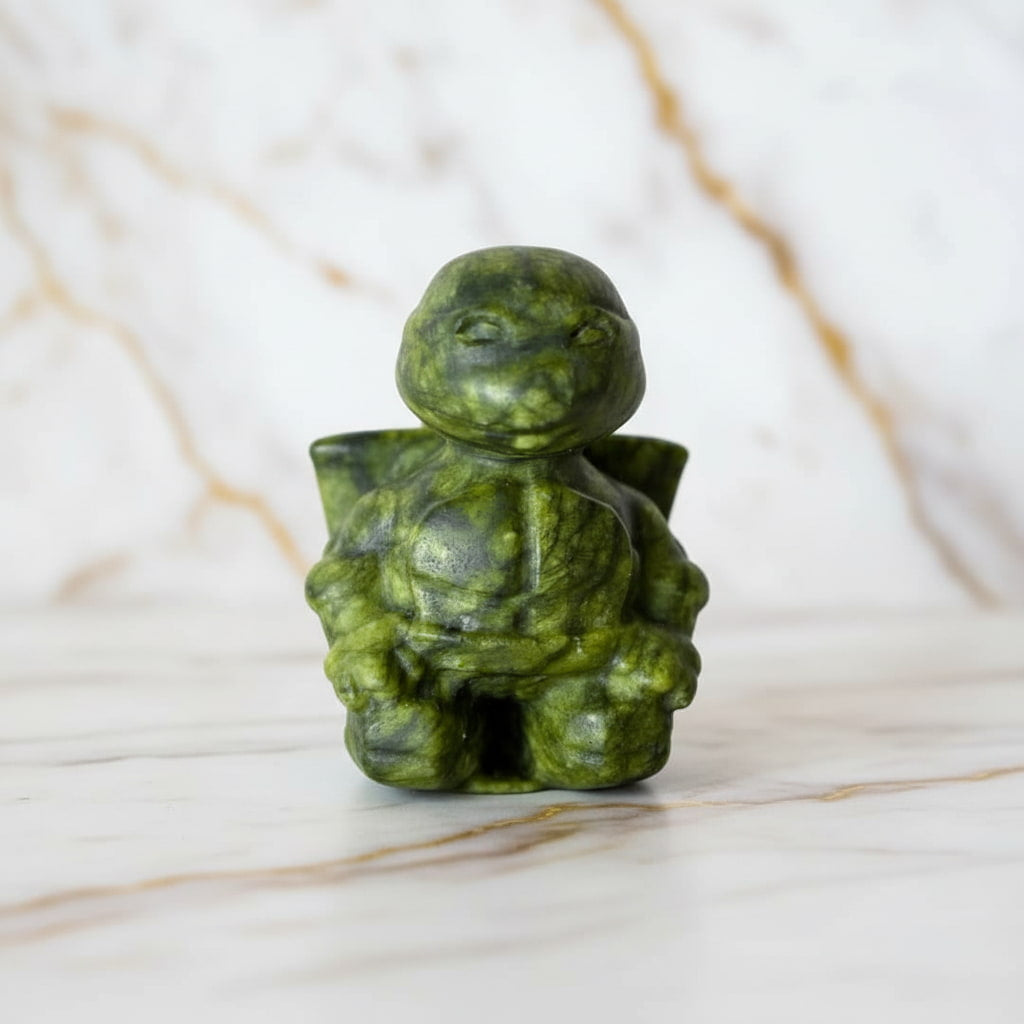 Serpentin - Turtle Ninja mit Bo CrystalScents