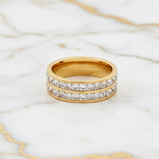 Ring Gold – mit zwei Strassreihen CrystalScents