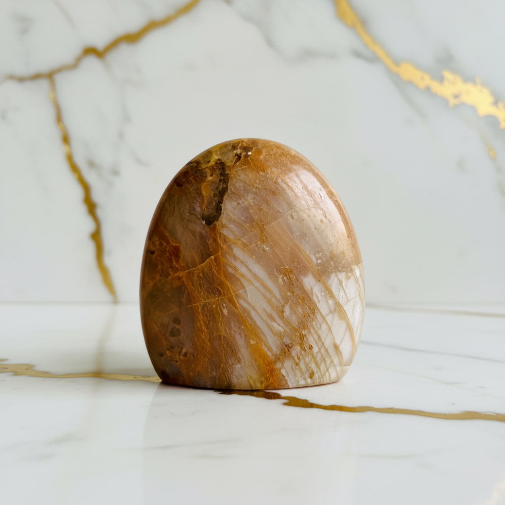 Mondstein Freiform – Warme Energie für Inspiration CrystalScents
