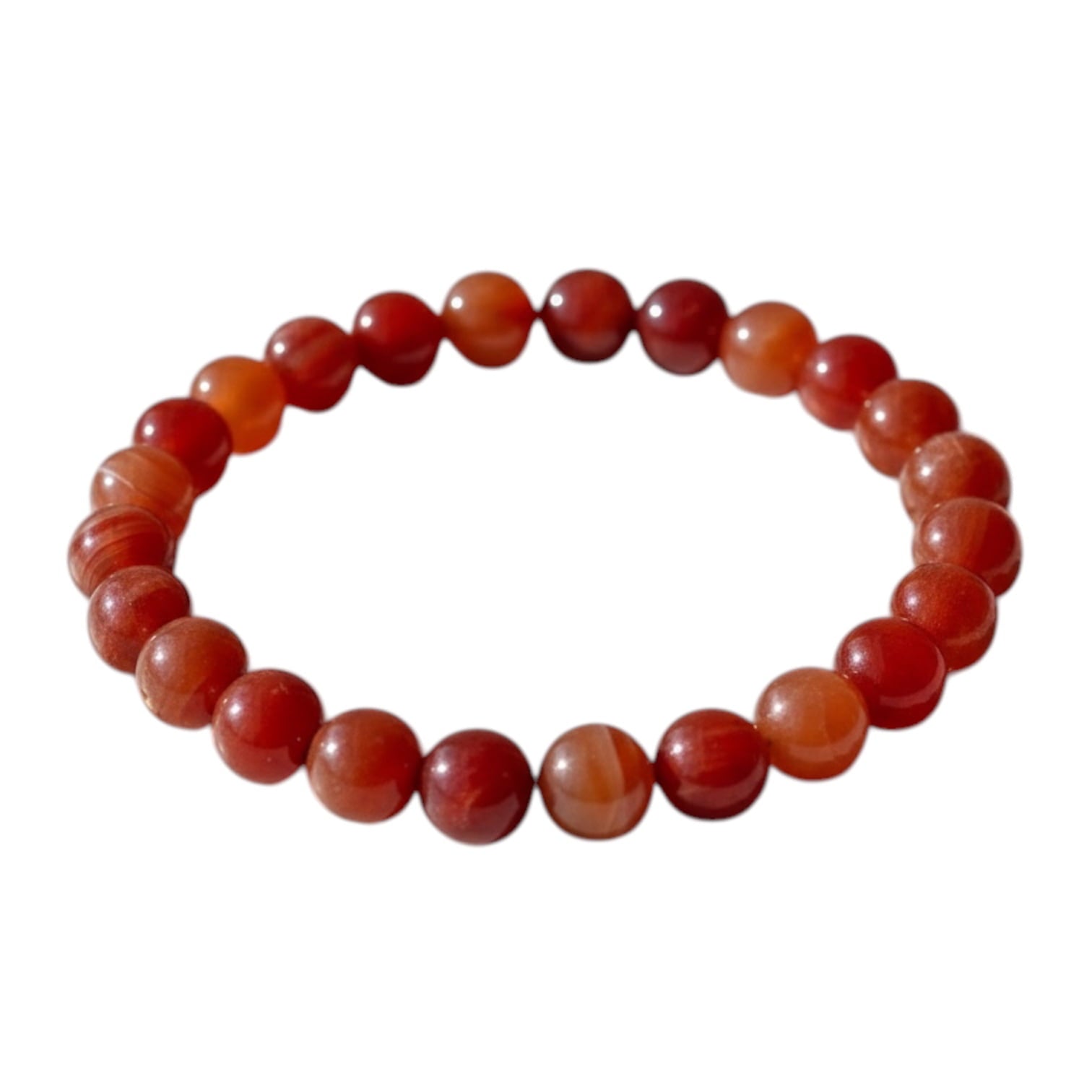 Karneol Kugelarmband – Lebensfreude & innere Stärke