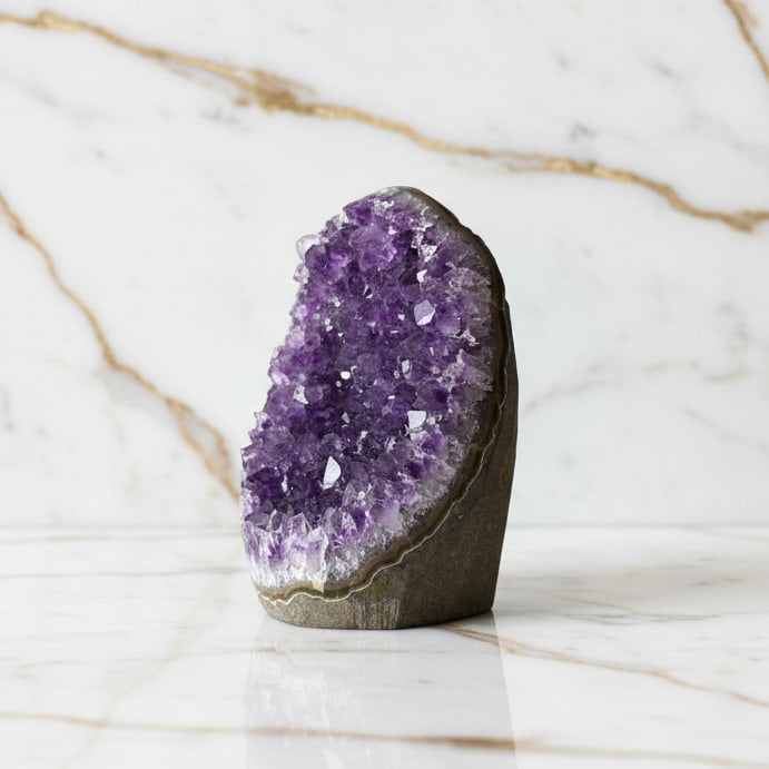 Amethystdruse – Tiefe violette Kristalle CrystalScents
