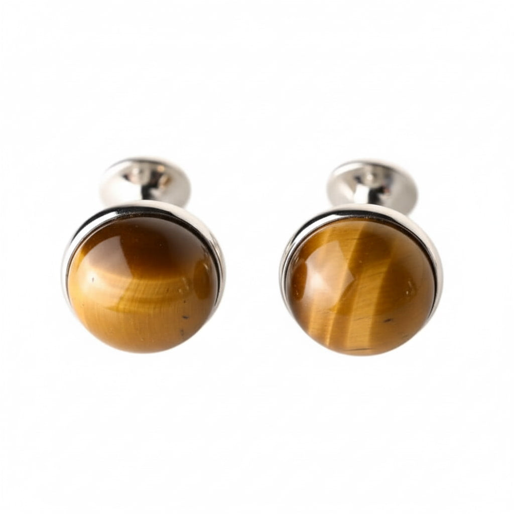 Tigerauge - Silberne Manschettenknöpfe JETZT sichern CrystalScents