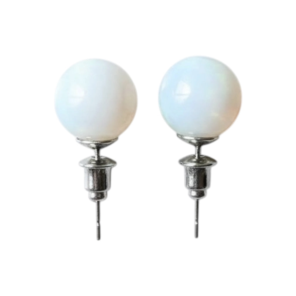 Ohrstecker mit Opalit-Kugel – dezenter Akzent CrystalScents