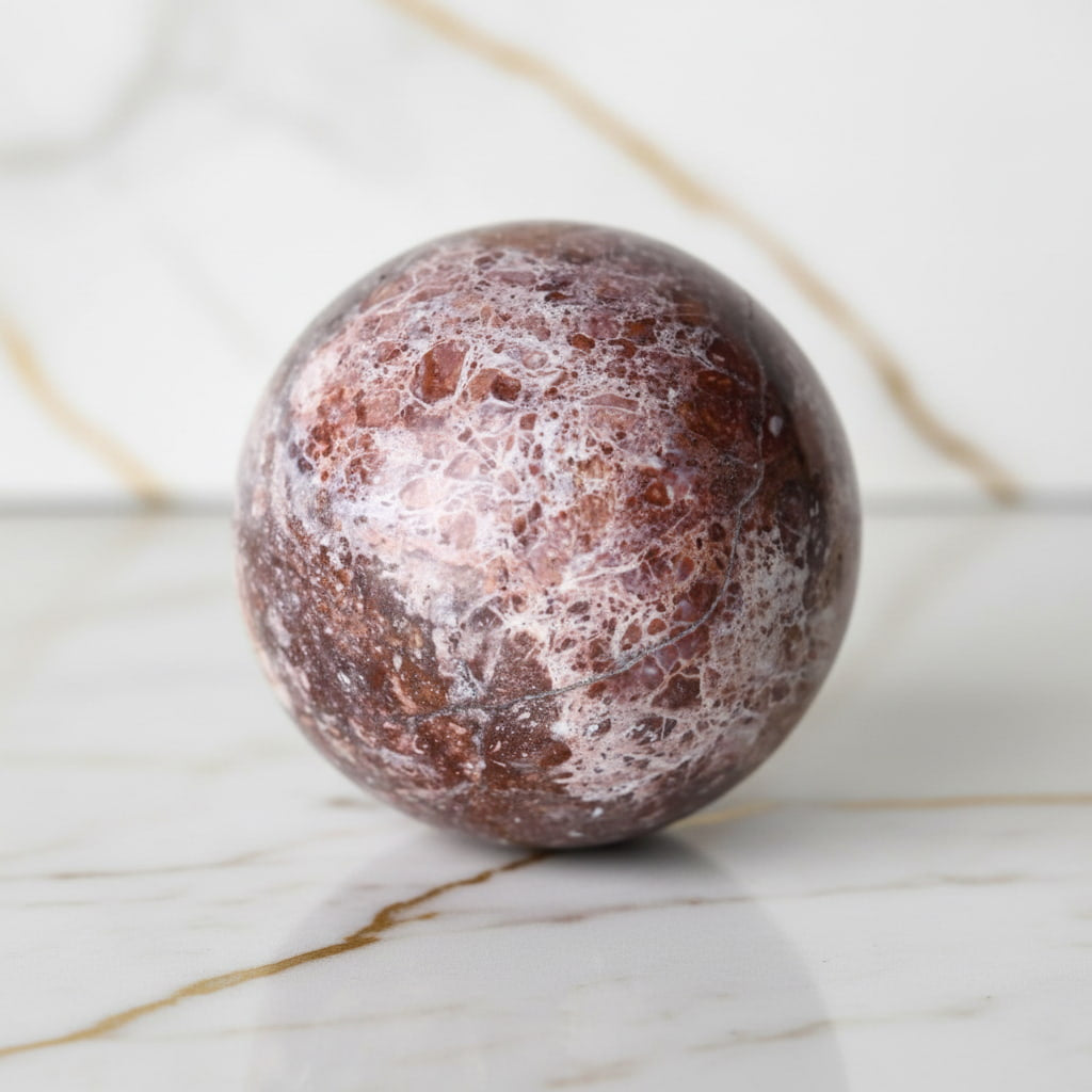 Achat Kugel – Einzigartige Muster