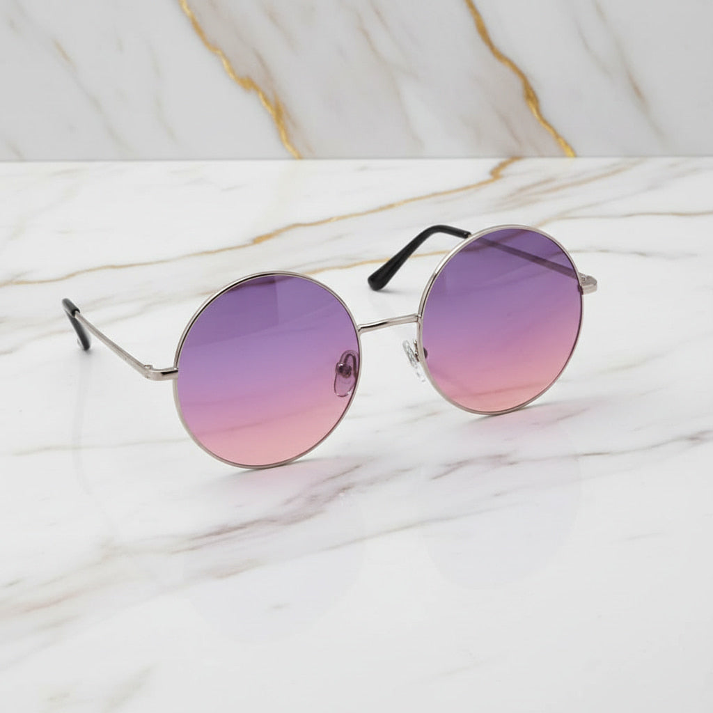 Sonnenbrille in Roségold mit rosa Gläsern CrystalScents