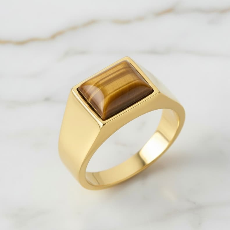 Tigerauge Ring – Stabilität & Selbstvertrauen CrystalScents