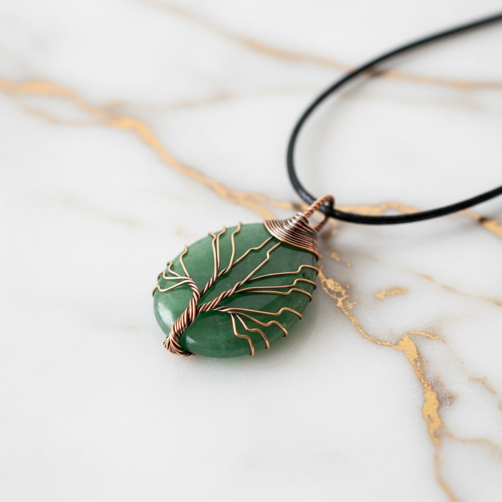 Aventurin Halskette - Gelassenheit & Balance