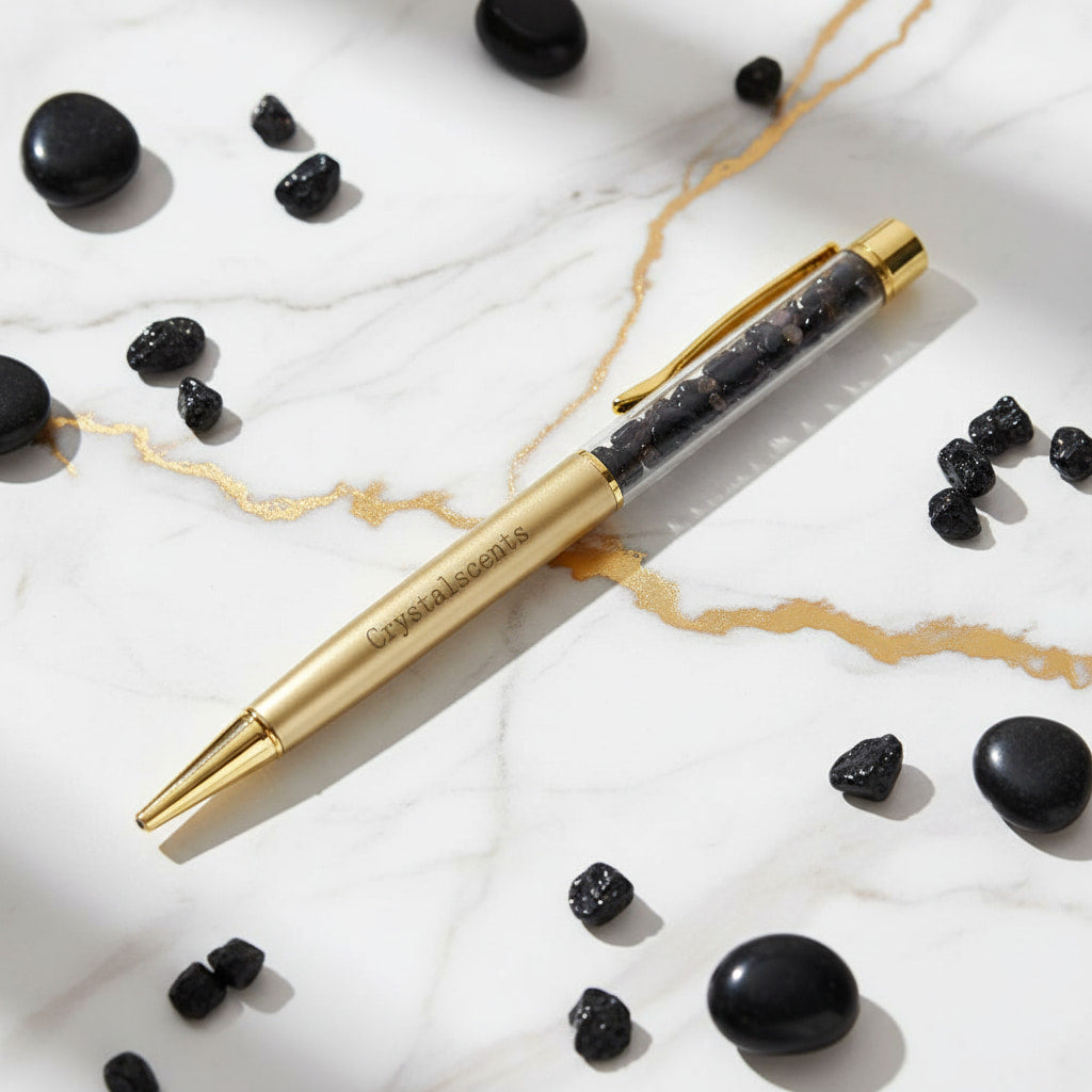 Obsidian Kristallstift - Schutz & Stil CrystalScents