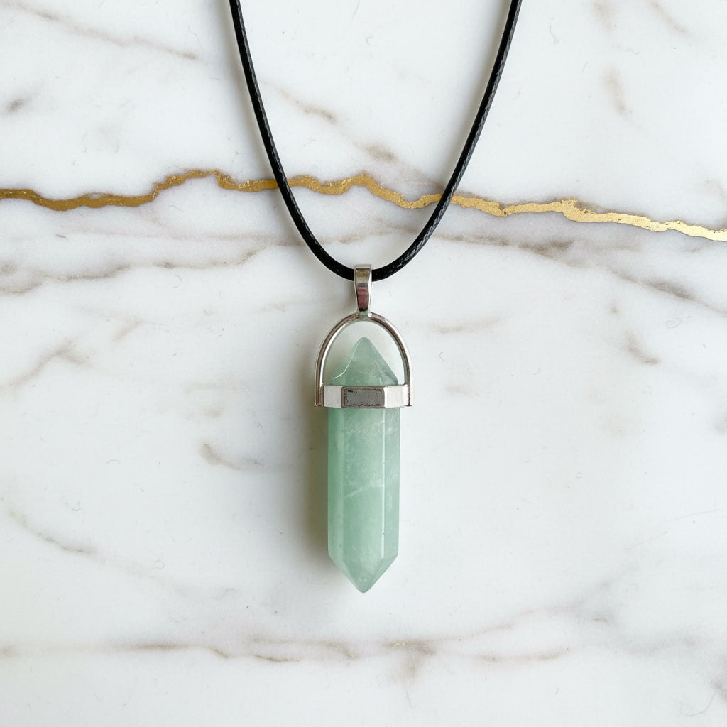 Aventurin Halskette - Doppelender