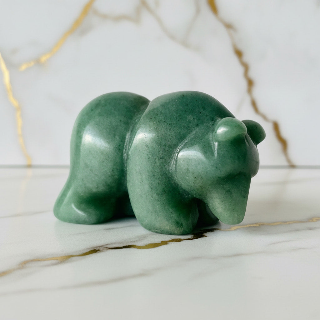 Aventurin Bär – Charmantes Kristallobjekt