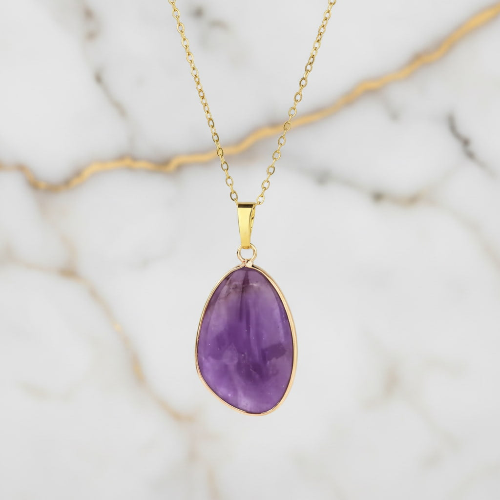 Amethyst Halskette - Natürlich strahlen CrystalScents