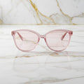 Sonnenbrille – Durchsichtig pink Cateye CrystalScents