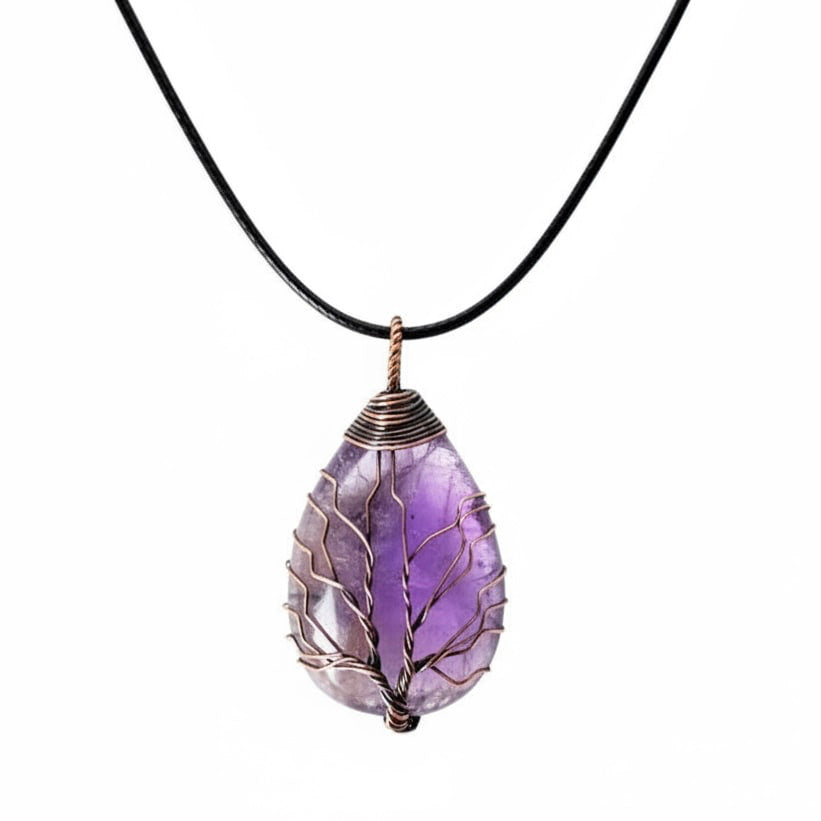 Amethyst Halskette – Tropfen für Balance & Gelassenheit CrystalScents