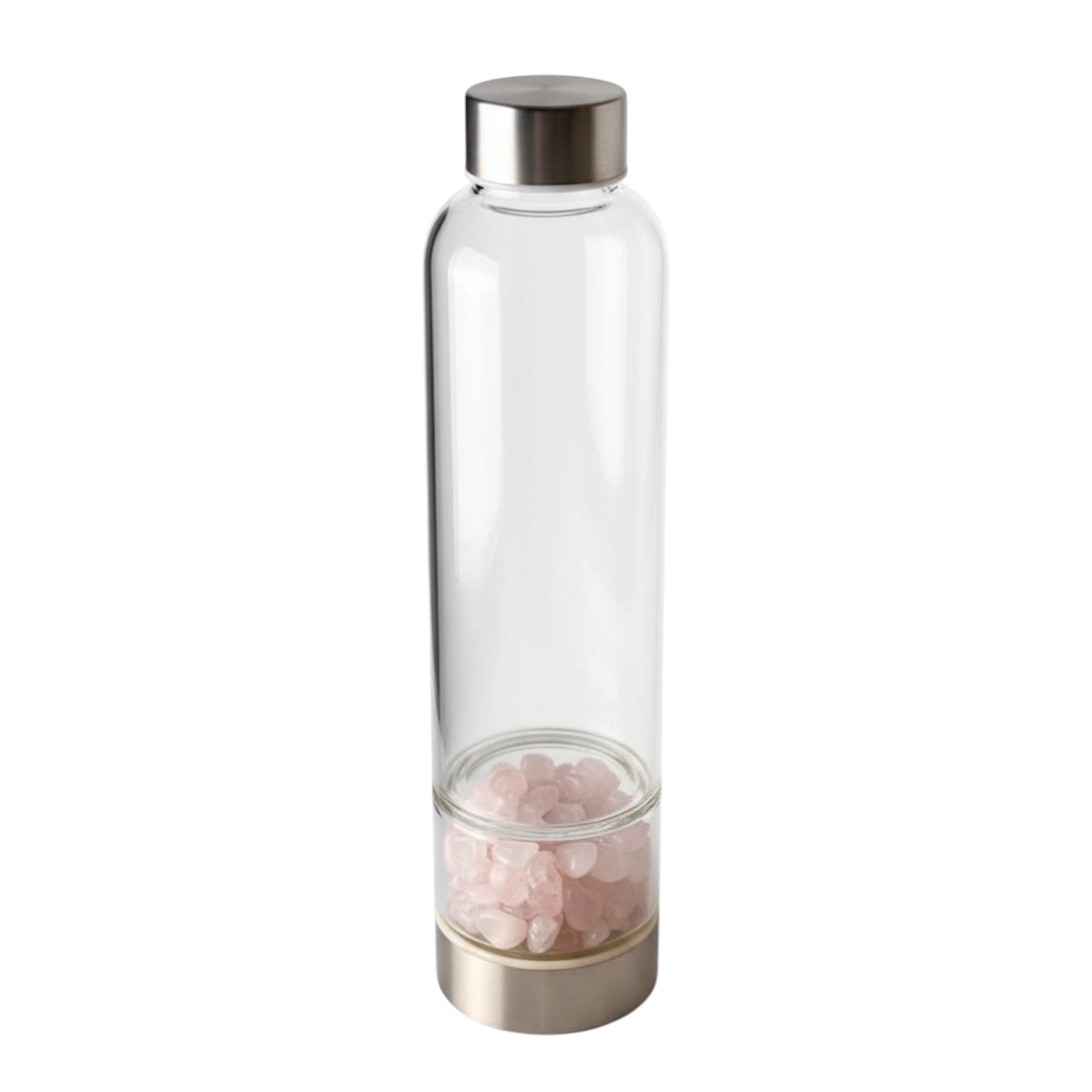 Rosenquarz Flasche - Deine neue Lieblingstrinkflasche CrystalScents
