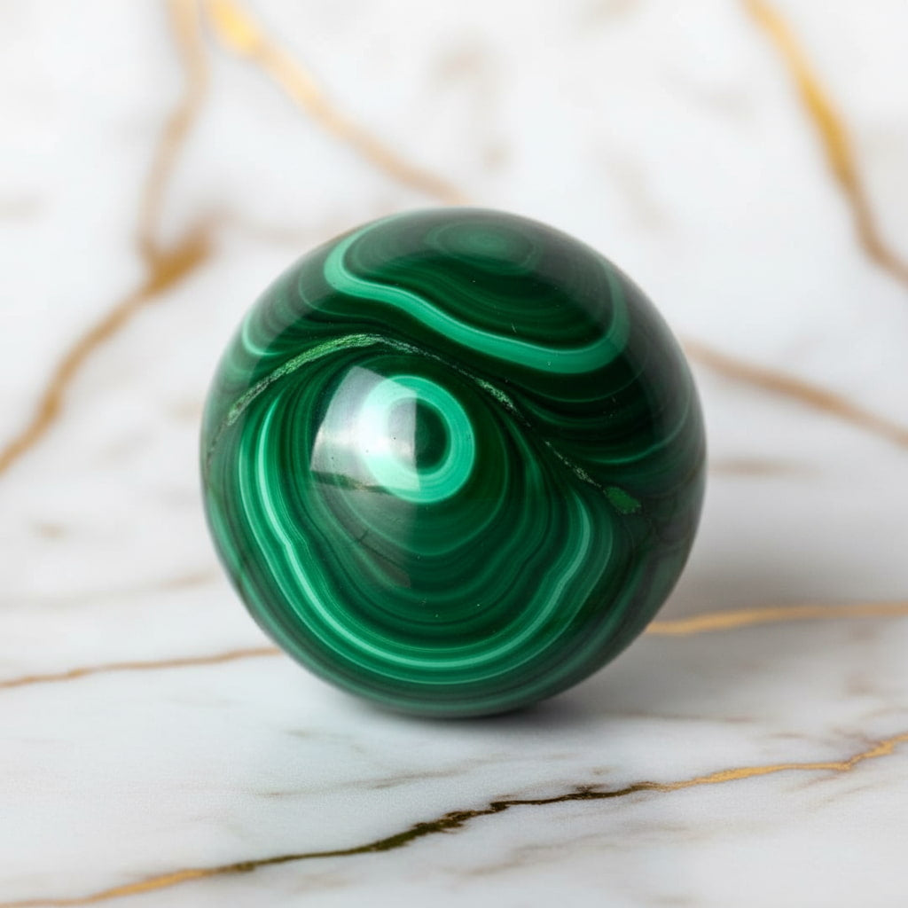 Malachit Kugel – Natürliche Kraft JETZT sichern CrystalScents