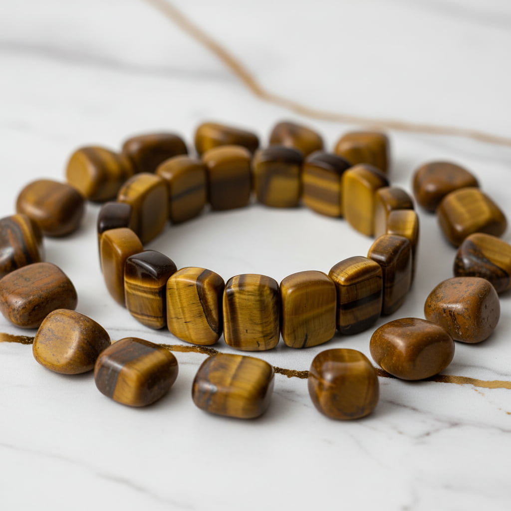 Tigerauge Armband - Mut & Kraft CrystalScents