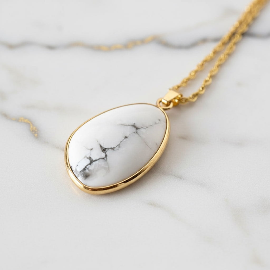 Howlit Halskette - Intuition & Sanftheit